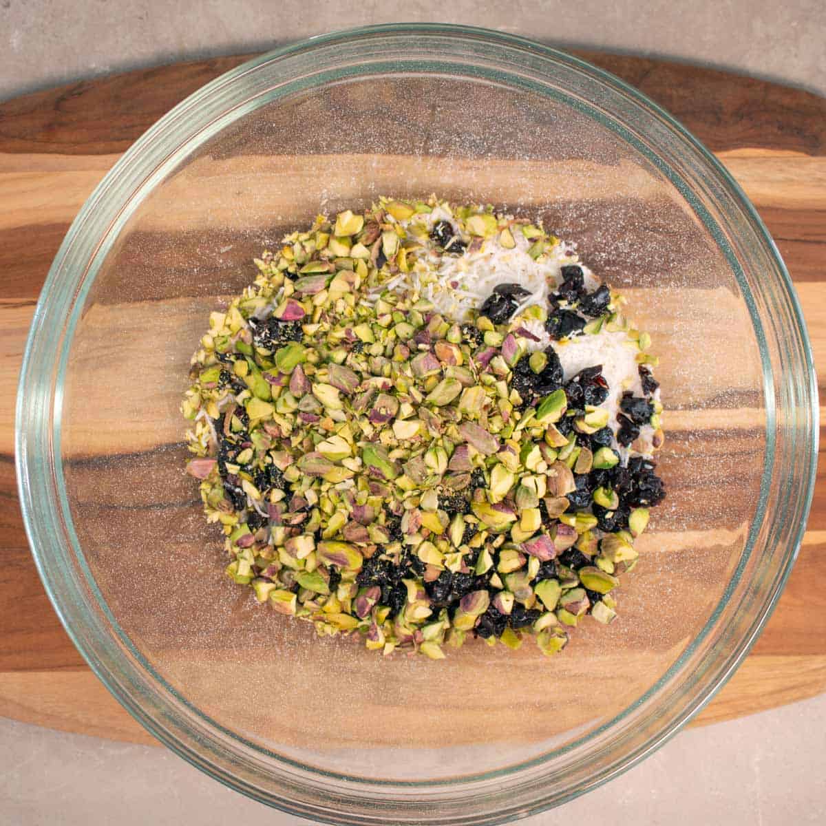 How to make Sour cherry and Pistachio Slices step four