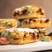 Sour Cherry & Pistachio Slice